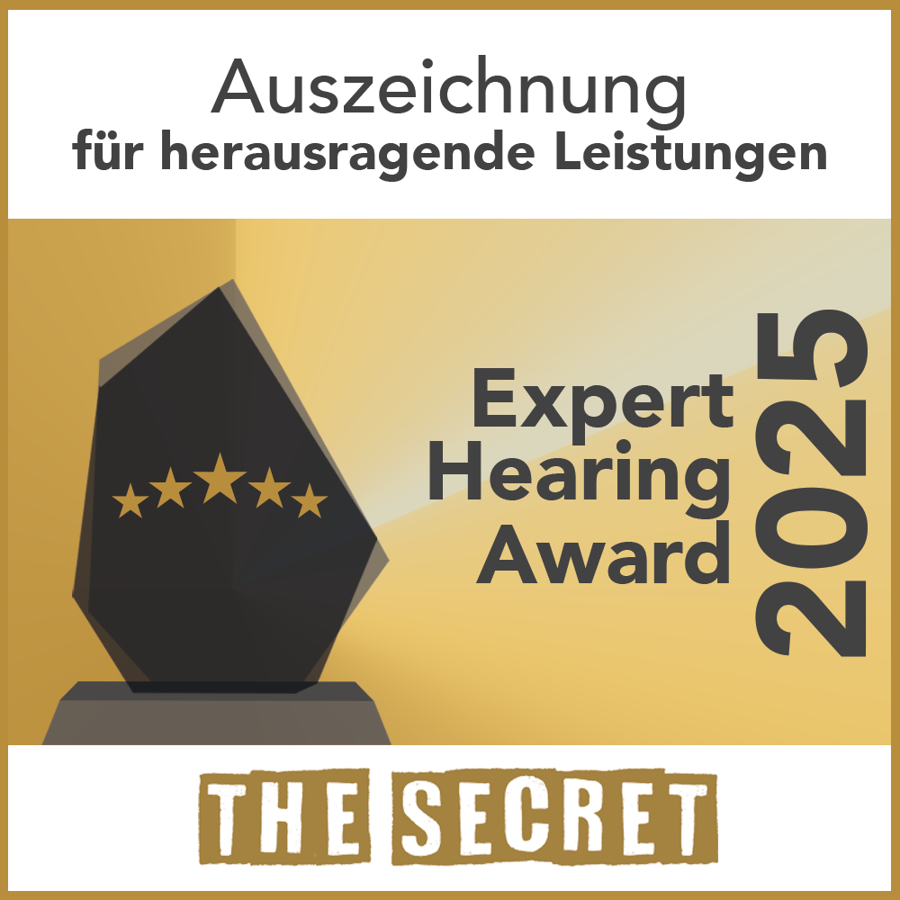 Wiesental Hörakustik ist ausgezeichnet mit dem Expert Hearing Award 2025
